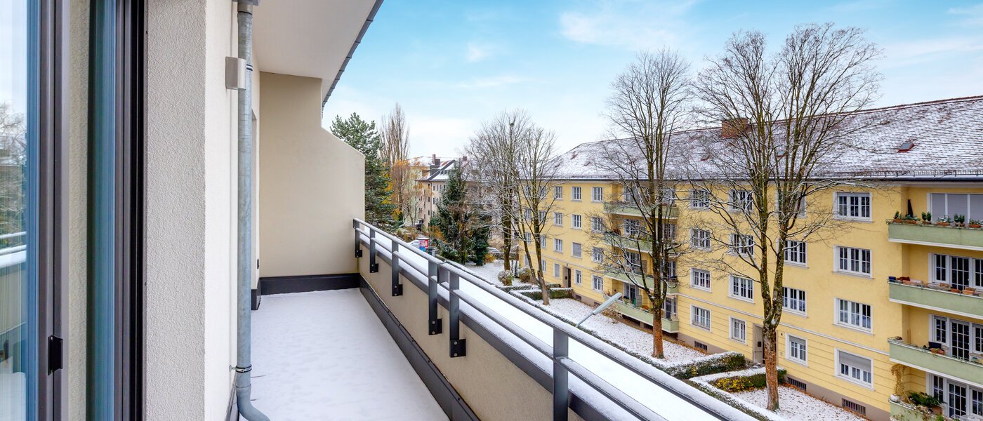 Maisonette lakás München Altbogenhausen 01 1. erkély 13706