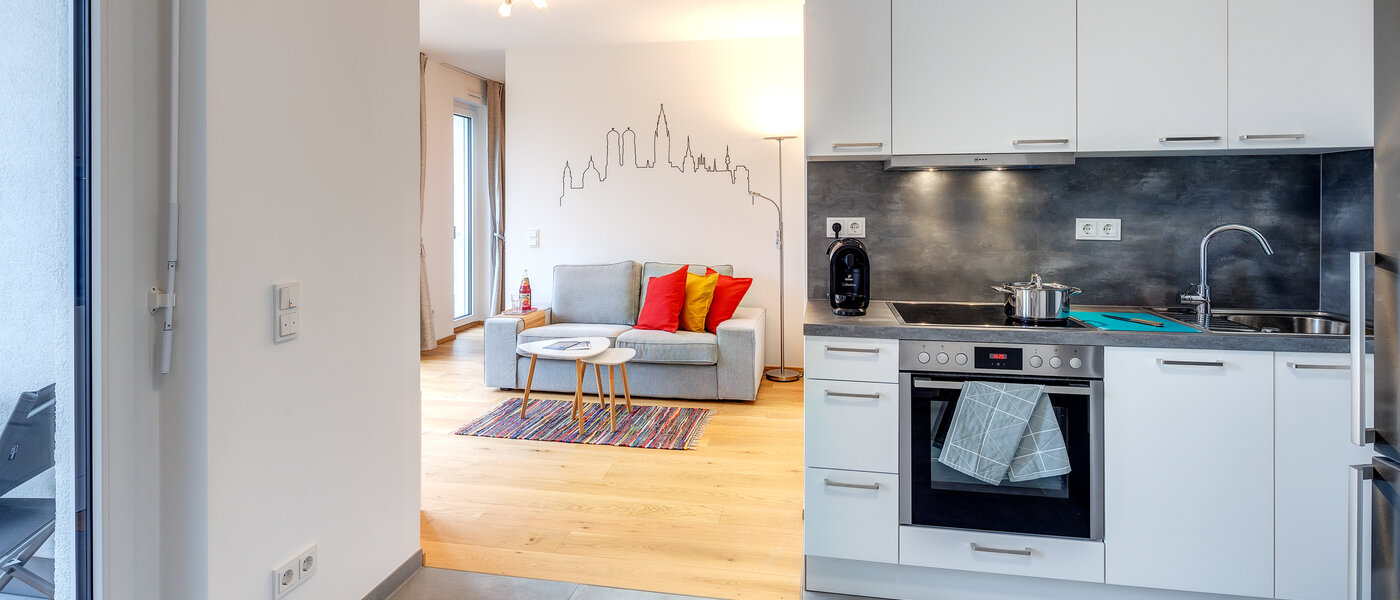 플랫 München Lochhausen 03 주방 13715