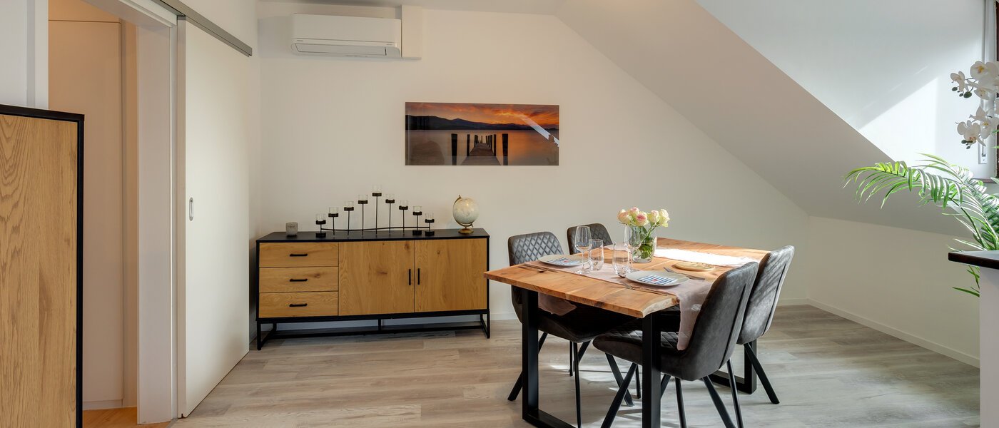 Apartamento no sótão Eching 05 Área de estar 13716