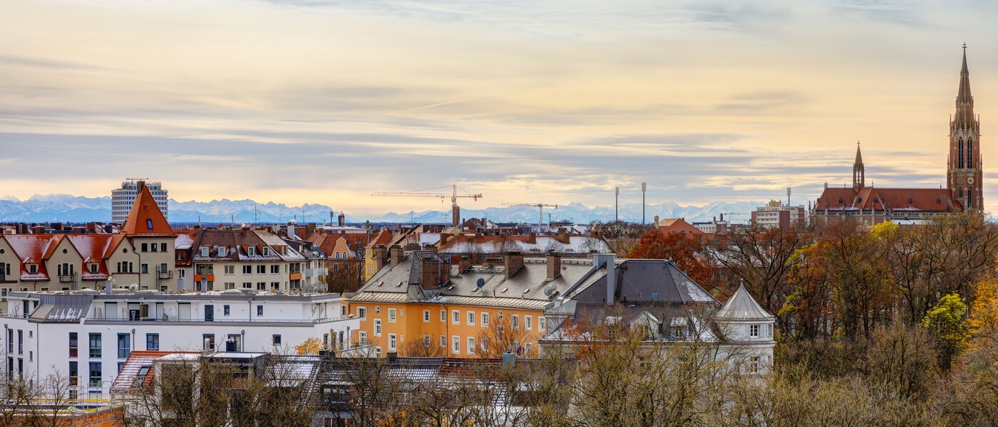Flad München Au-Haidhausen 03 Fælles terrasse  13751