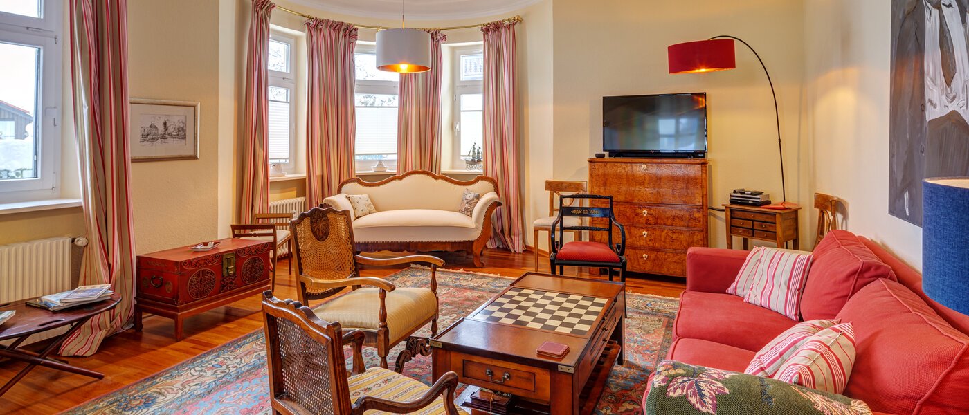 플랫 Feldafing 02 거실 공간 13767