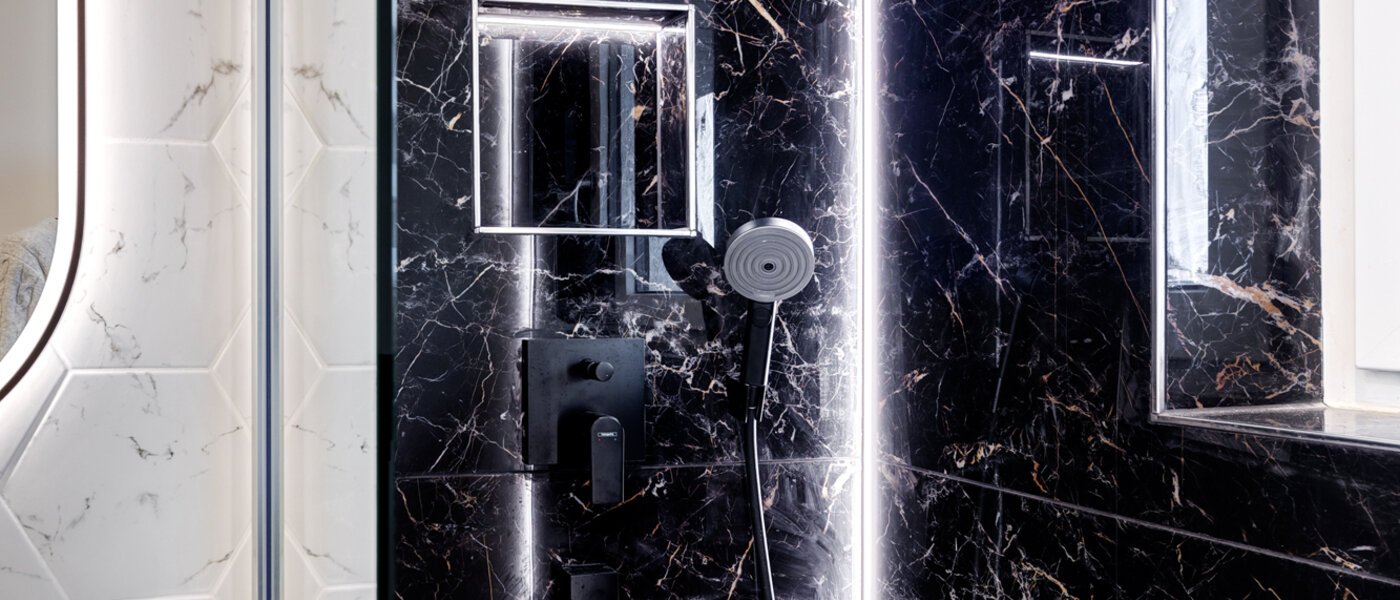 Stanovanje s strešno teraso München Schwabing-West 02 Kopalnica 13771