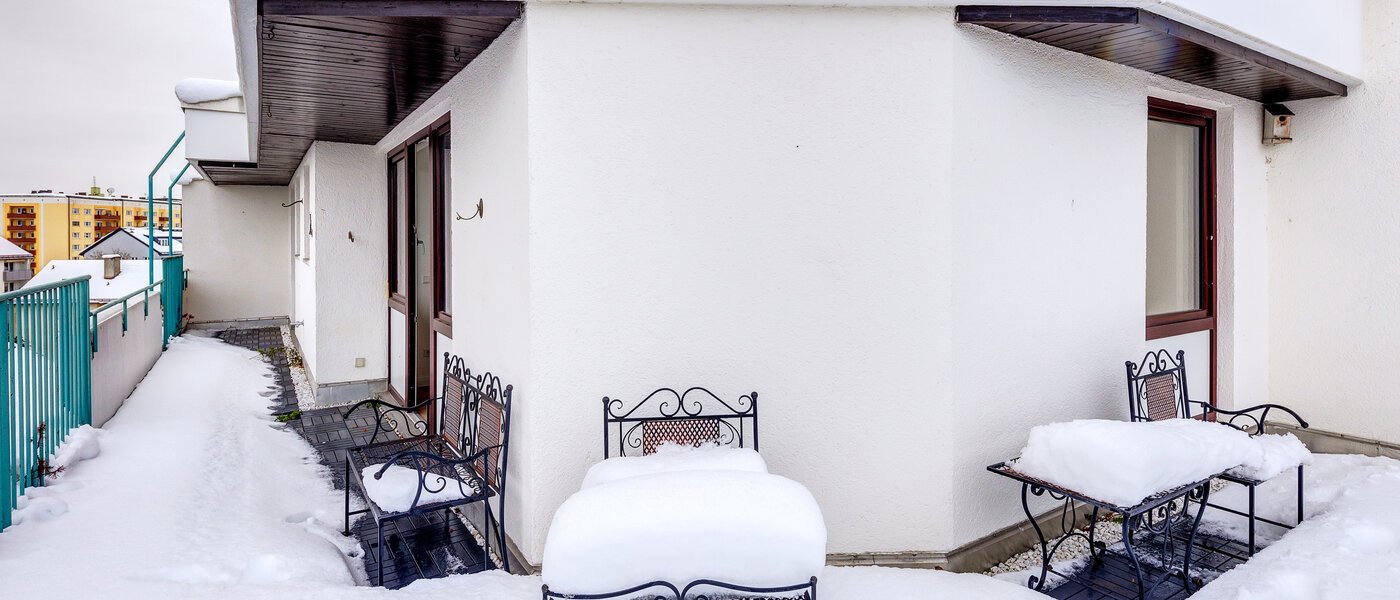 Stanovanje s strešno teraso München Schwabing-West 01 Strešna terasa 13771