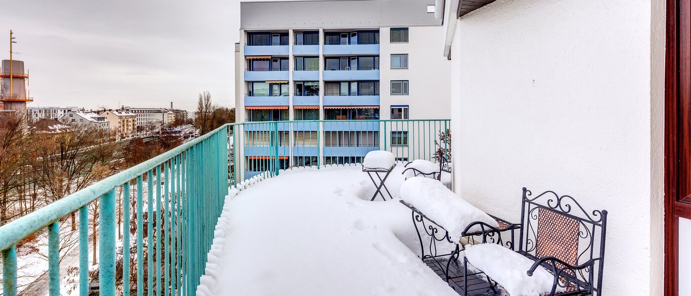 Stanovanje s strešno teraso München Schwabing-West 03 Strešna terasa 13771