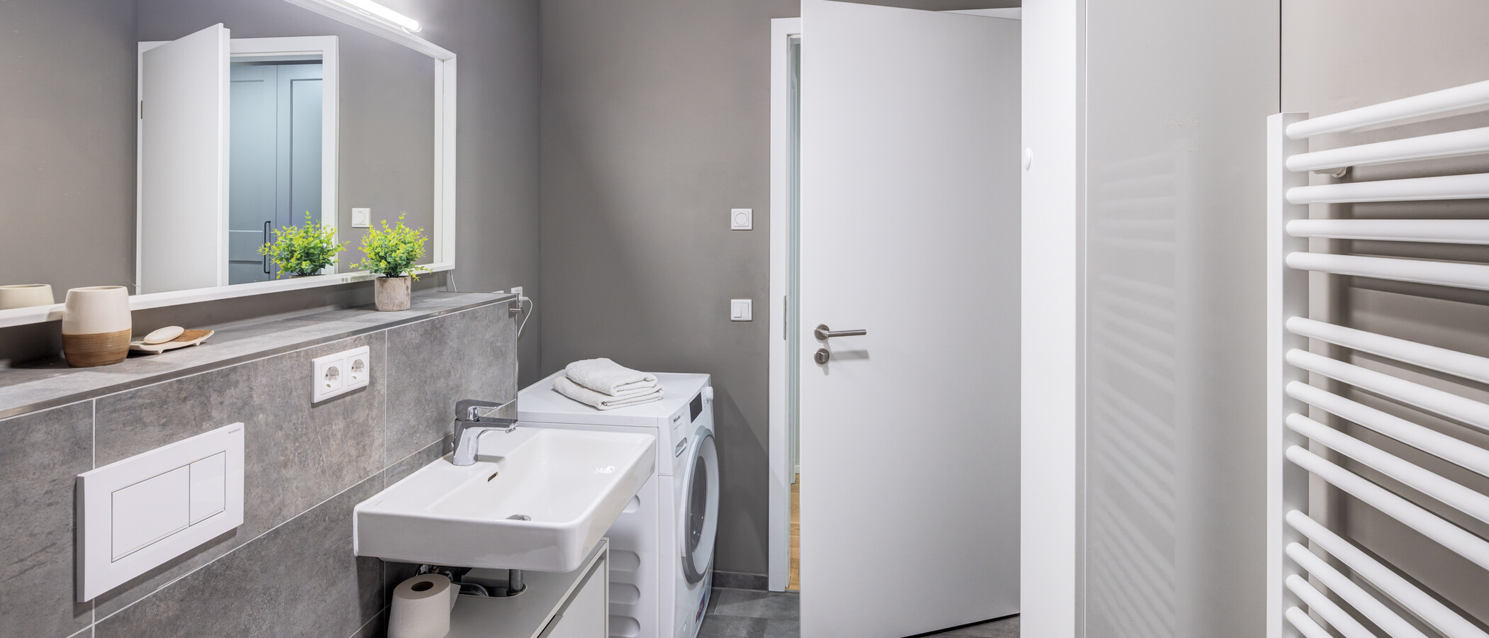Апартамент с градина Neuried 02 Баня 13774