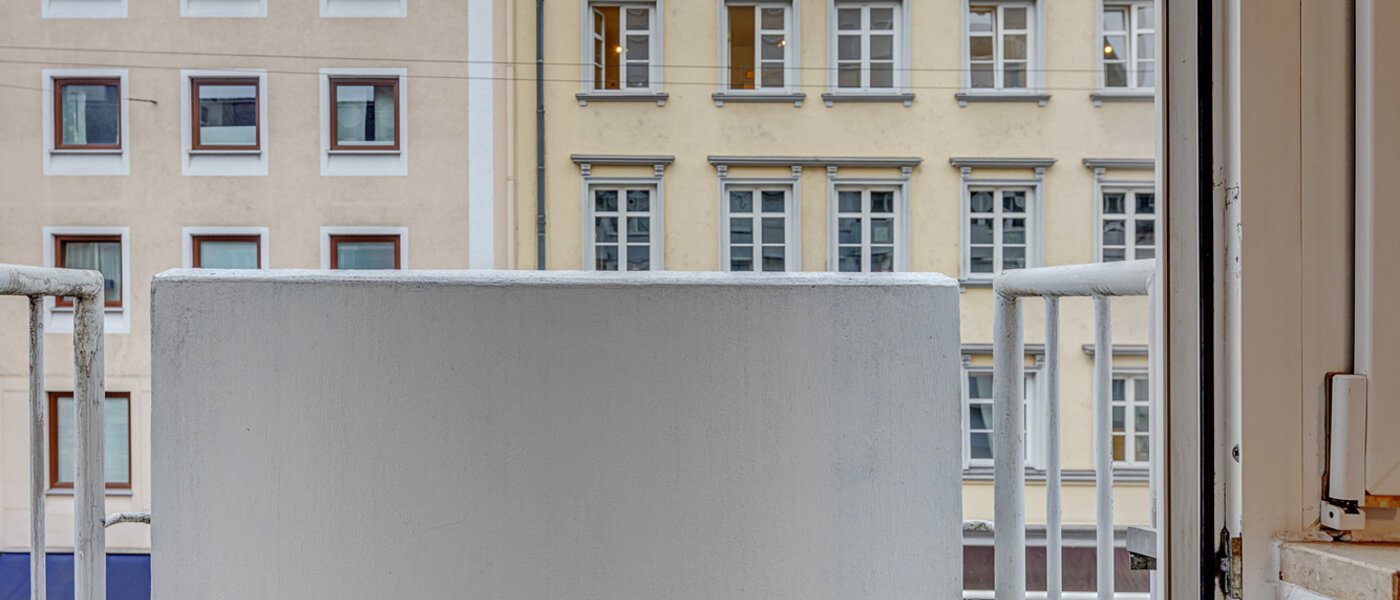 플랫 München Maxvorstadt - Universitätsviertel 01 발코니 13779