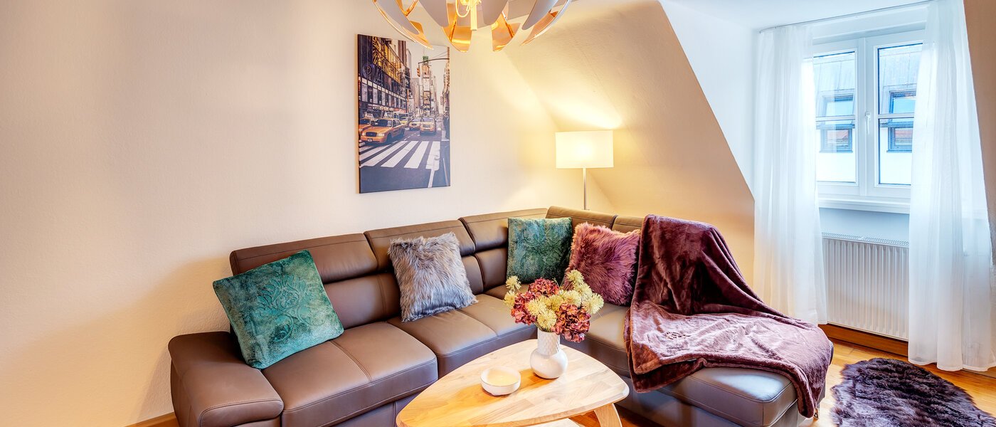 플랫 München Neuhausen 02 거실 13780