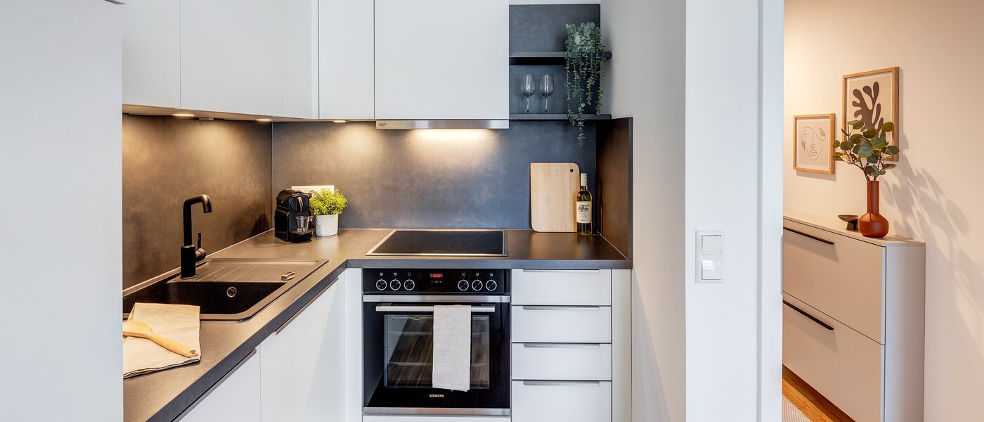 Düz München Neuhausen 01 Mutfak 13806