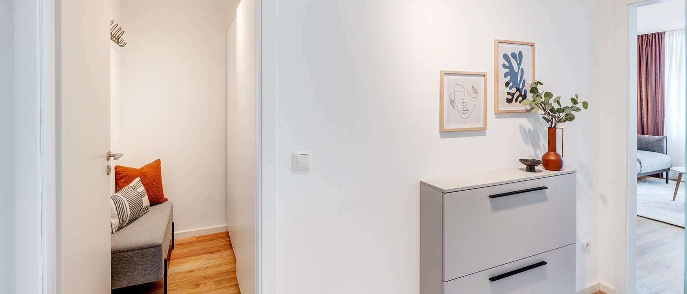 Düz München Neuhausen 03 Koridor/koridor geçidi 13806