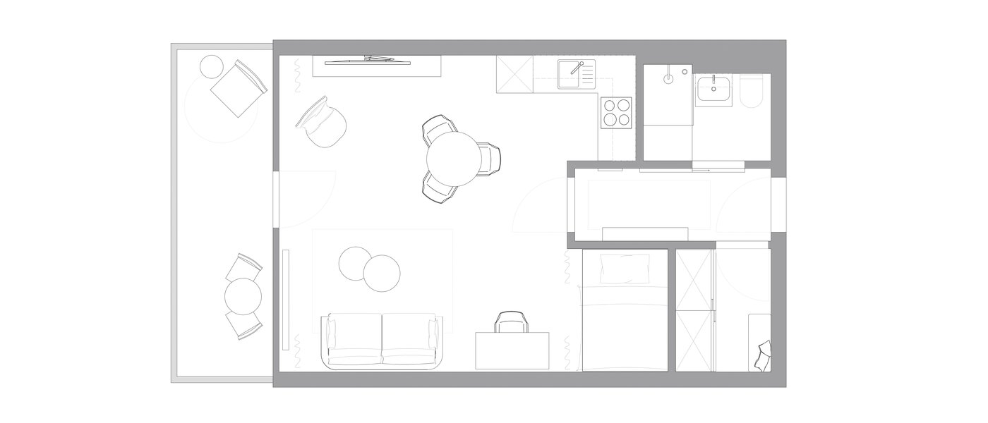 Düz München Neuhausen 01 Kat planı 13806