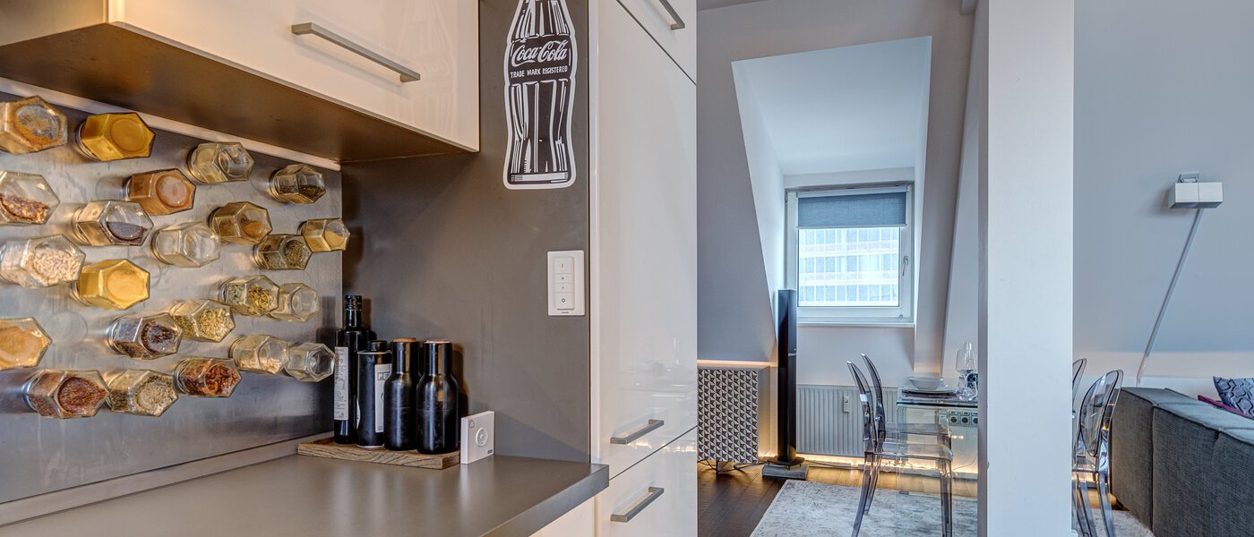 Flat München Schwabing-Nord (zw. Leopoldstraße & Englischen Garten) 02 Kjøkken 13809