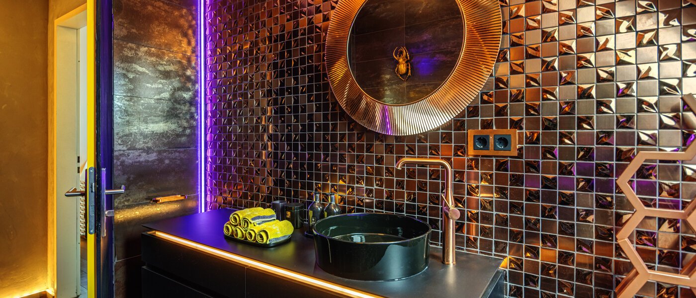 Flat München Schwabing-Nord (zw. Leopoldstraße & Englischen Garten) 01 Baderom 13809