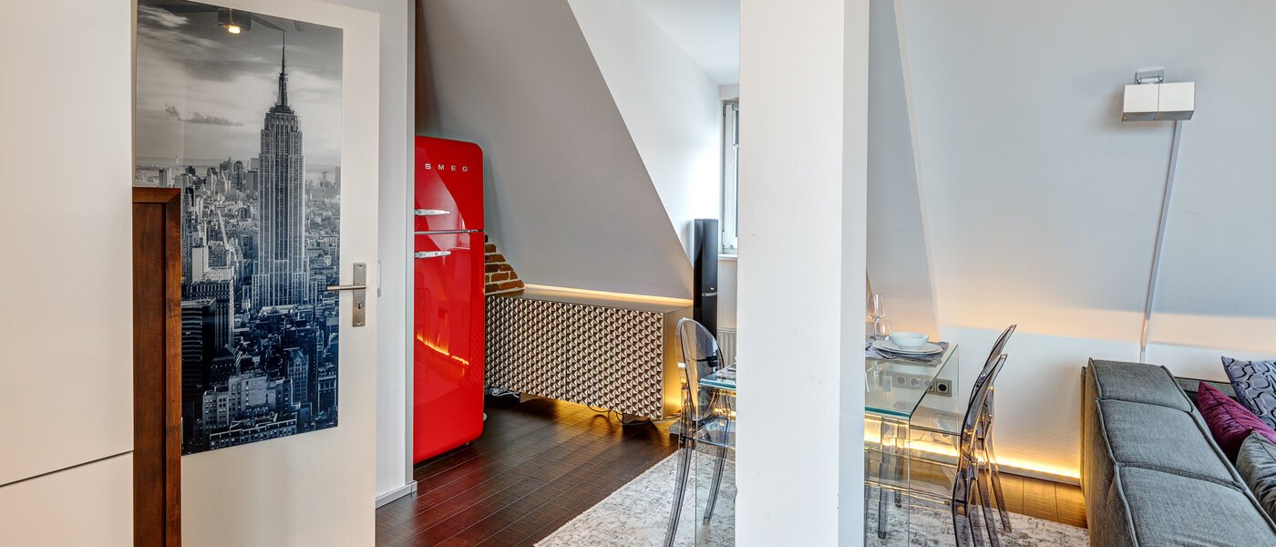 Flat München Schwabing-Nord (zw. Leopoldstraße & Englischen Garten) 04 Stue og oppholdsrom 13809