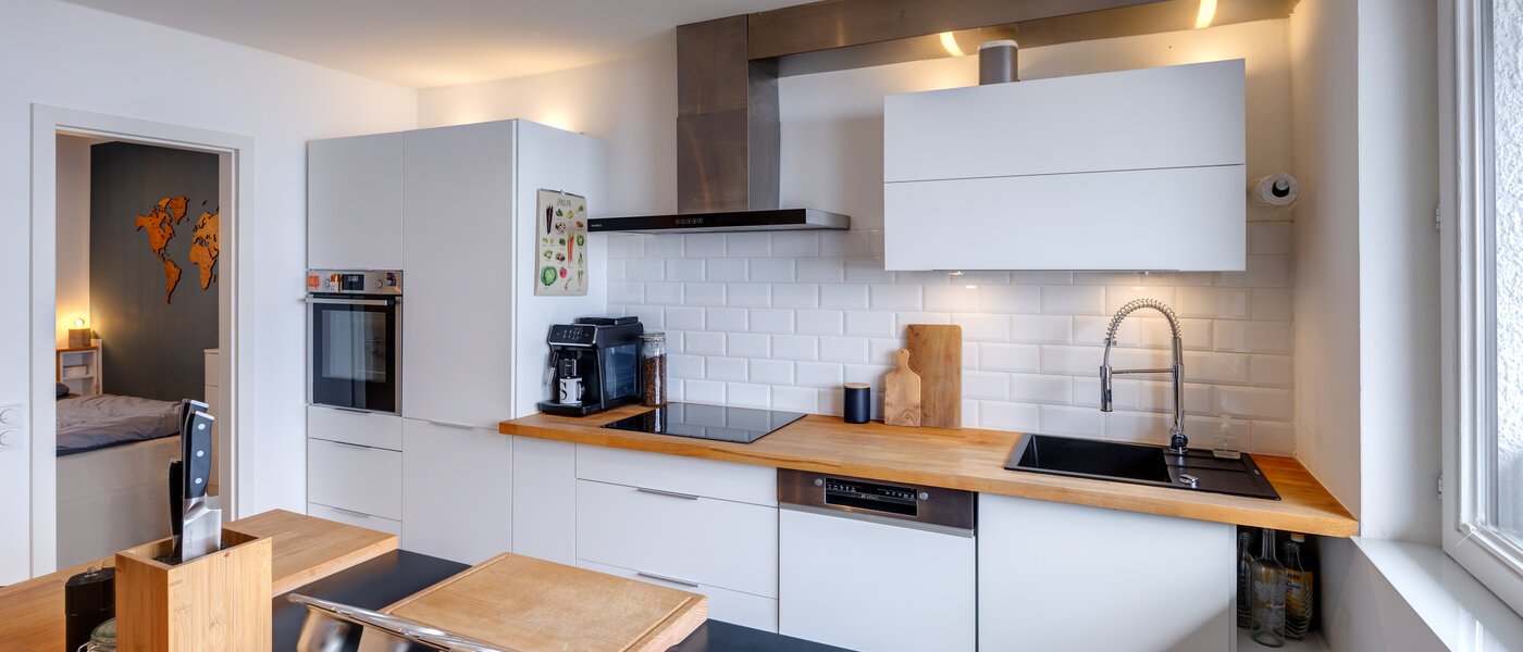 Διαμέρισμα με βεράντα στην ταράτσα München Obergiesing 03 Κουζίνα 13824