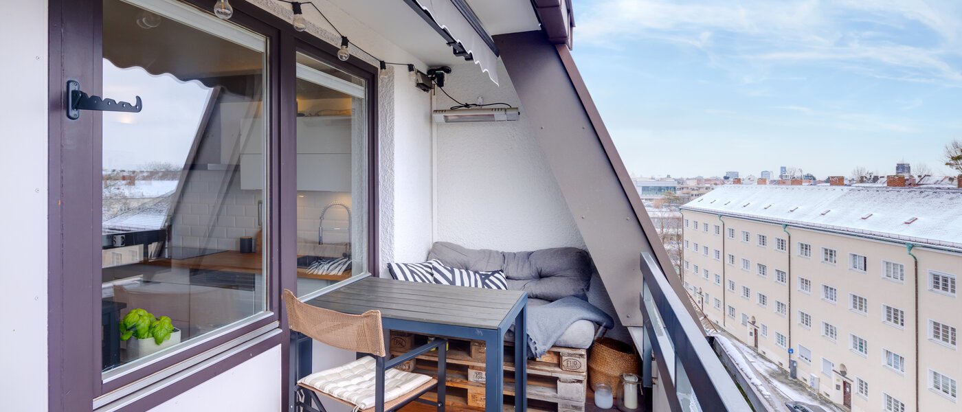 Διαμέρισμα με βεράντα στην ταράτσα München Obergiesing 01 Ταράτσα 13824