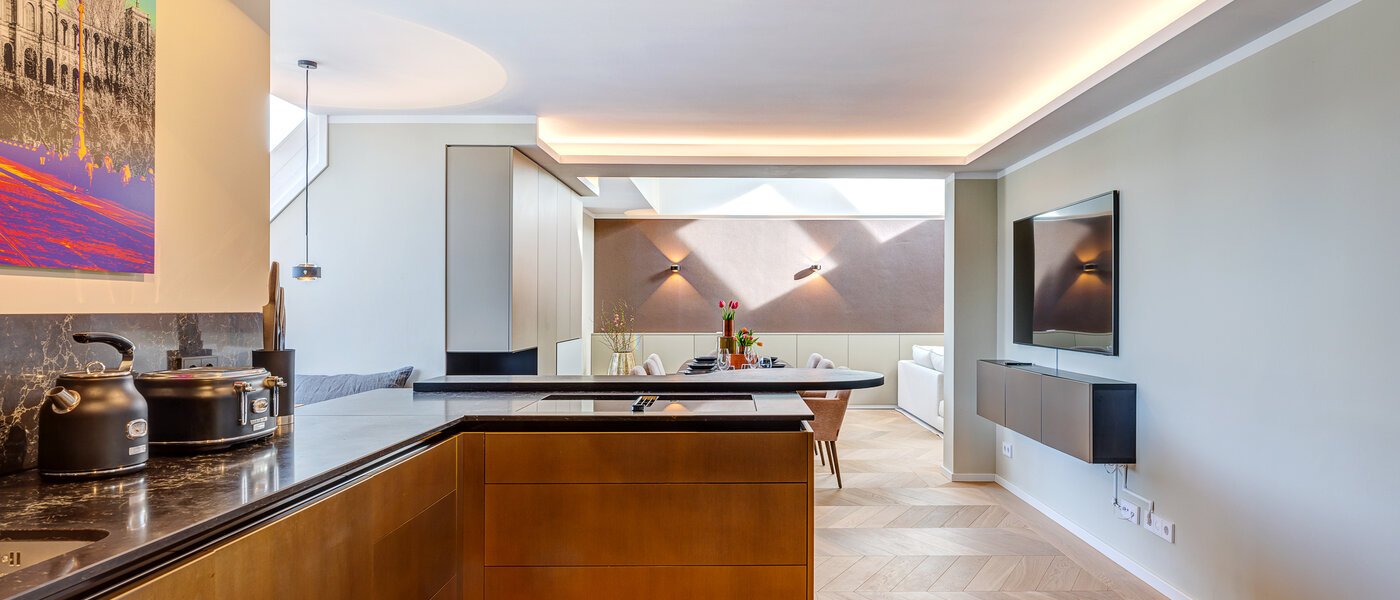 Maisonette gallery flat München Altstadt 03 Cozinha 13841