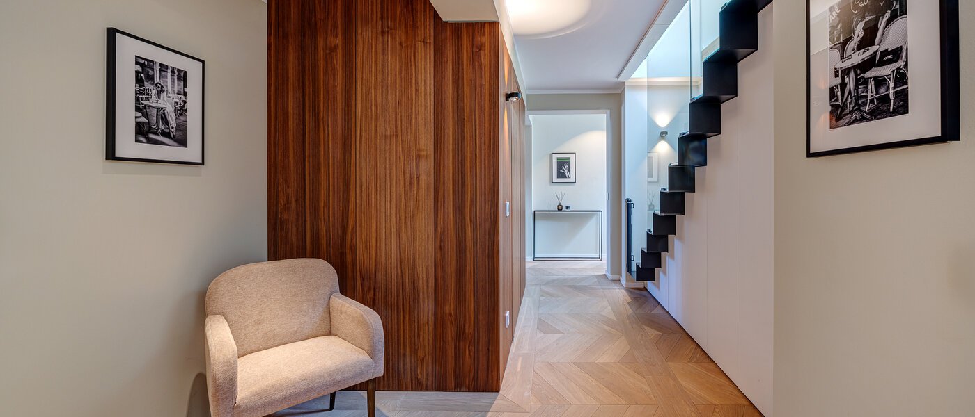 Maisonette gallery flat München Altstadt 01 Corredor/passagem 13841