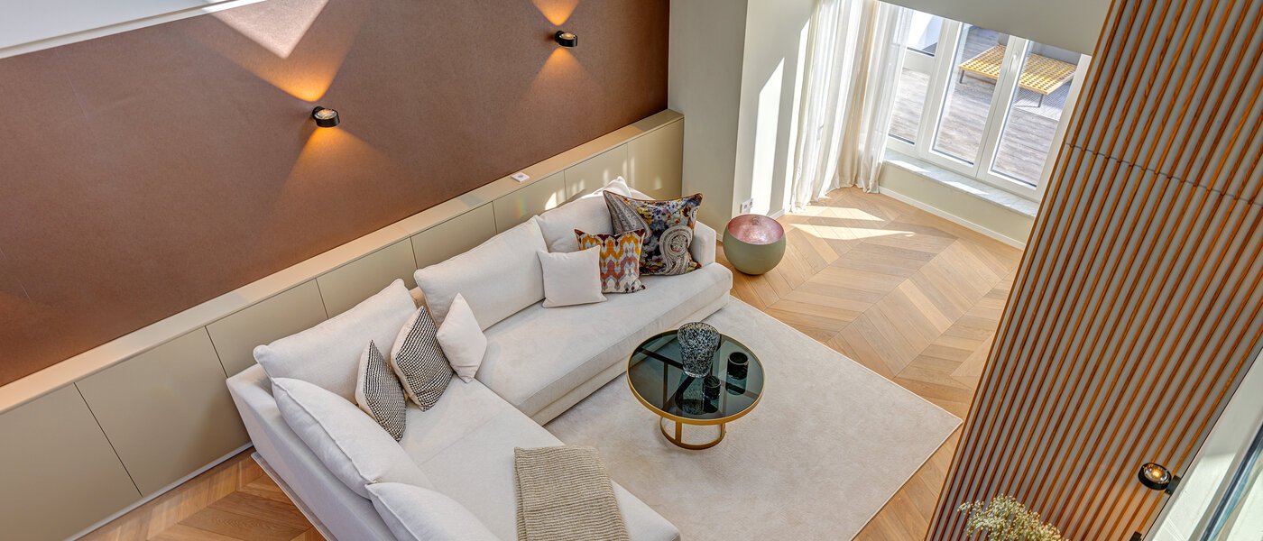 Maisonette gallery flat München Altstadt 02 Área de estar 13841