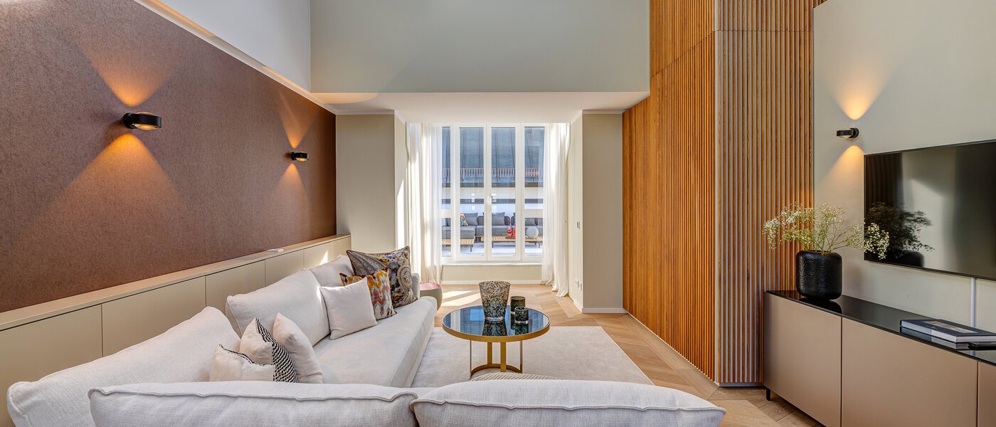 Maisonette gallery flat München Altstadt 03 Área de estar 13841