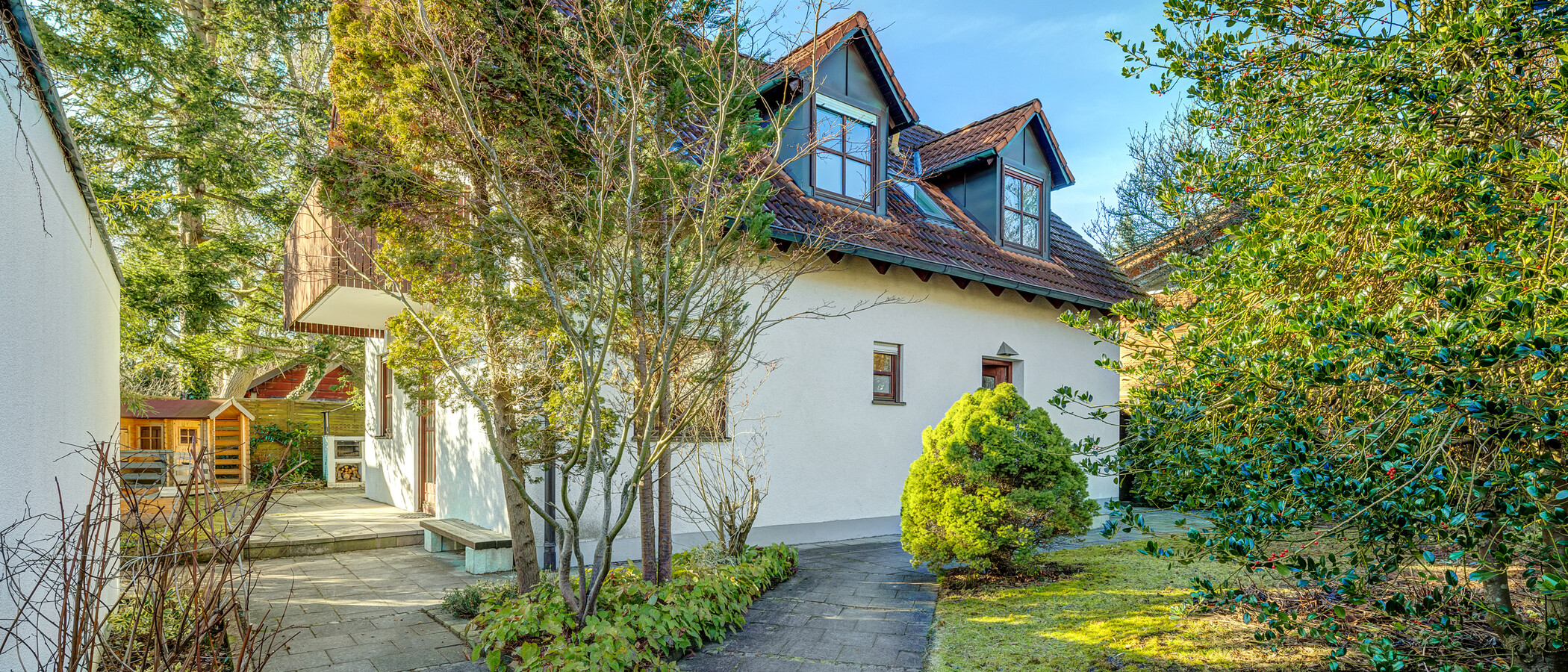 Fritliggende hus München Trudering 01 Have 13845