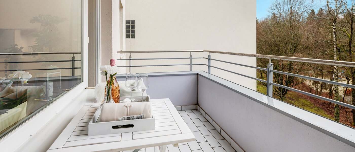 플랫 München Forstenried 03 발코니 13847