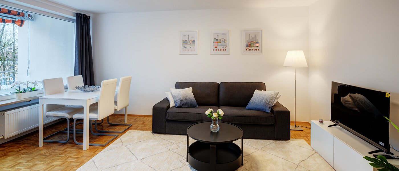 플랫 München Forstenried 01 거실 13847