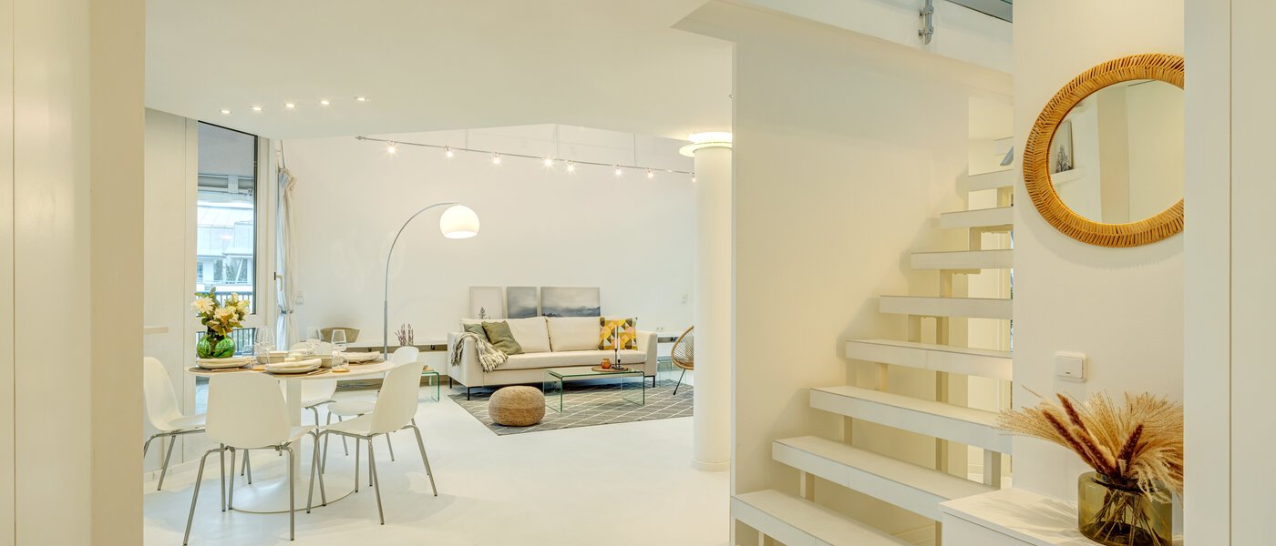 Maisonnette galerijflat München Bogenhausen 03 Gang/hal 13849