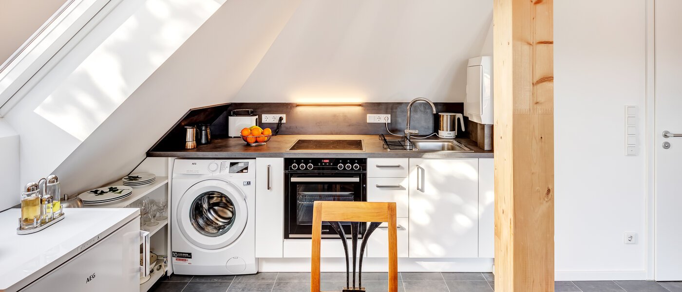 Таванско помещение München Waldtrudering 01 Кухня 13853