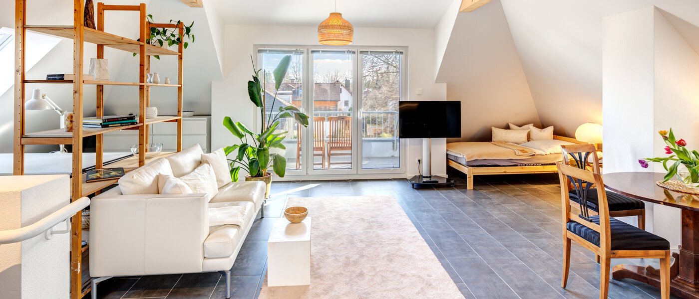 Таванско помещение München Waldtrudering 01 Дневна зона 13853