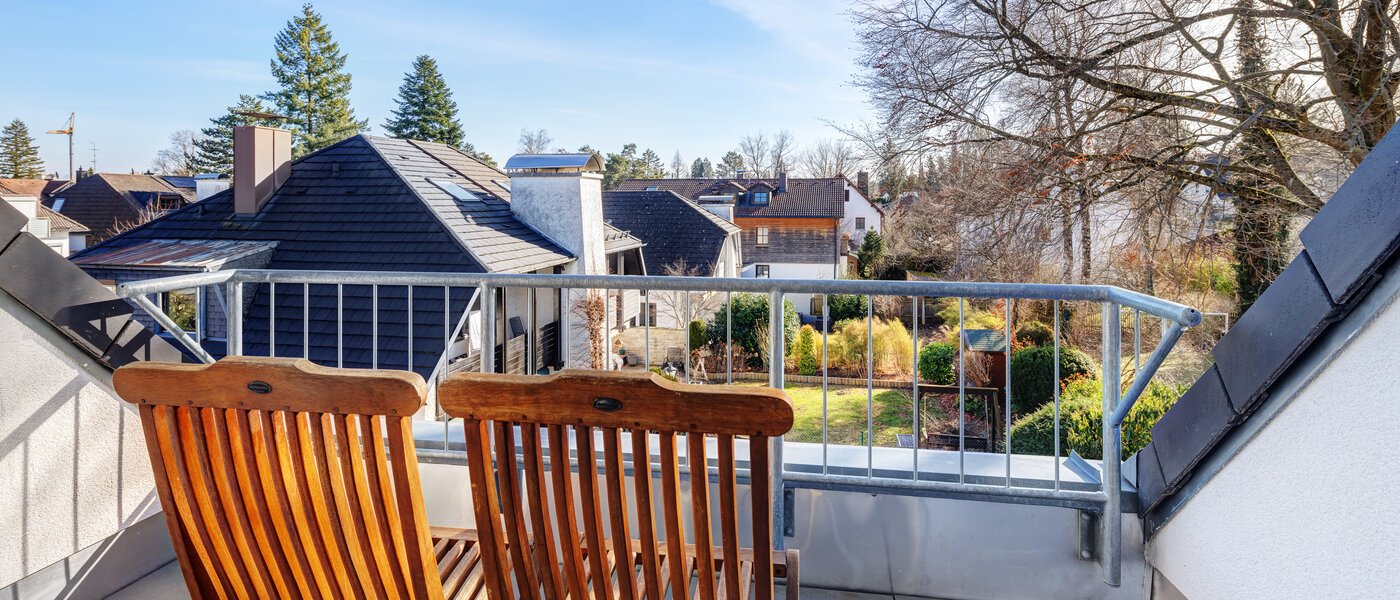 Таванско помещение München Waldtrudering 01 Покривна тераса 13853