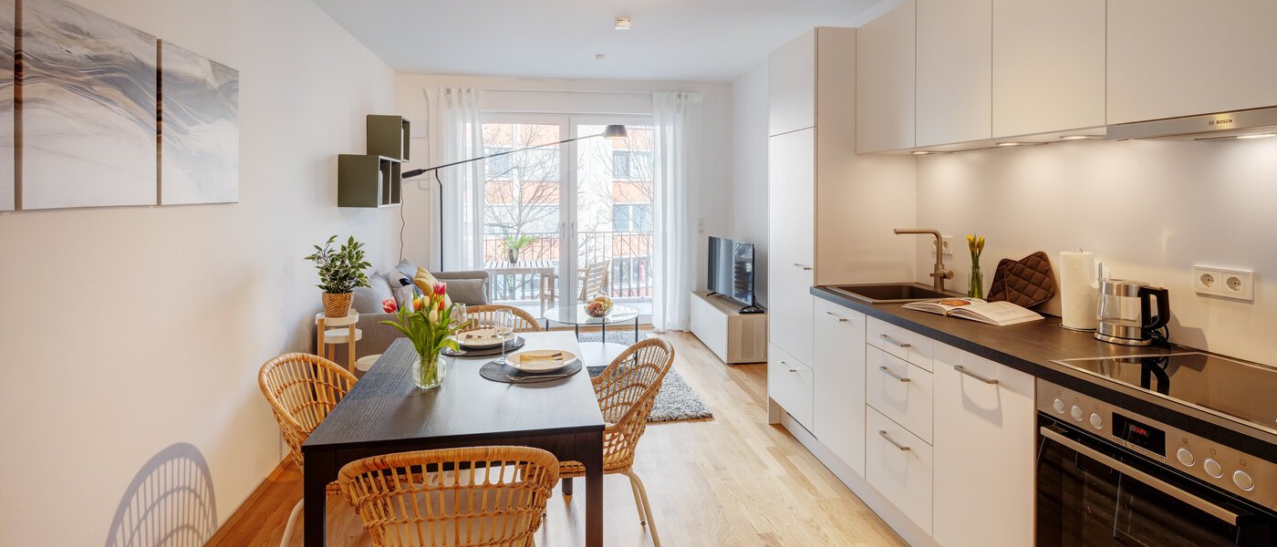 Płaski München Neuhausen 04 Kuchnia 13855