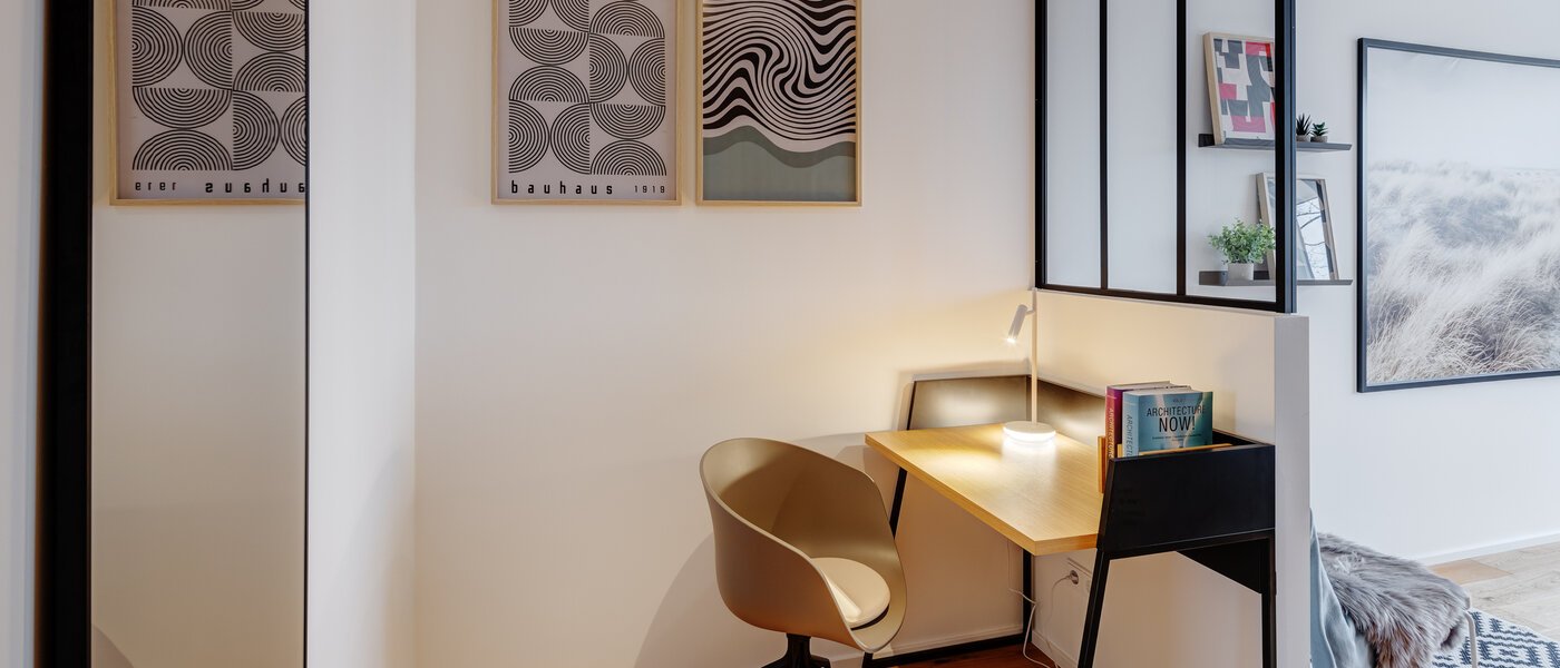 Flad München Obergiesing 01 Plads til hjemmekontor  13886