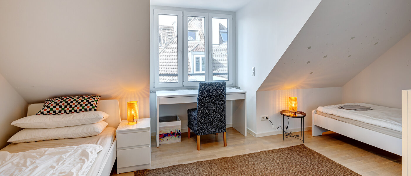 Podstrešno stanovanje München Ludwigsvorstadt 02 3. spalnica 13896