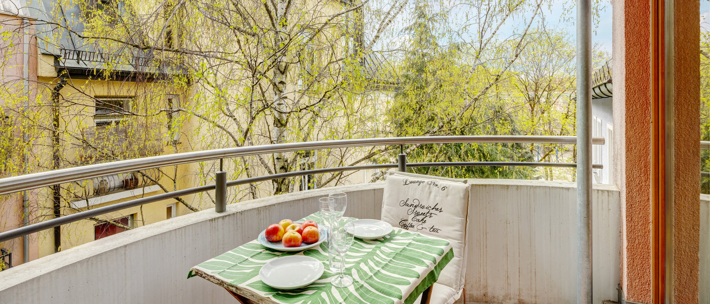 Плоский München Schwabing 01 Балкон 13906