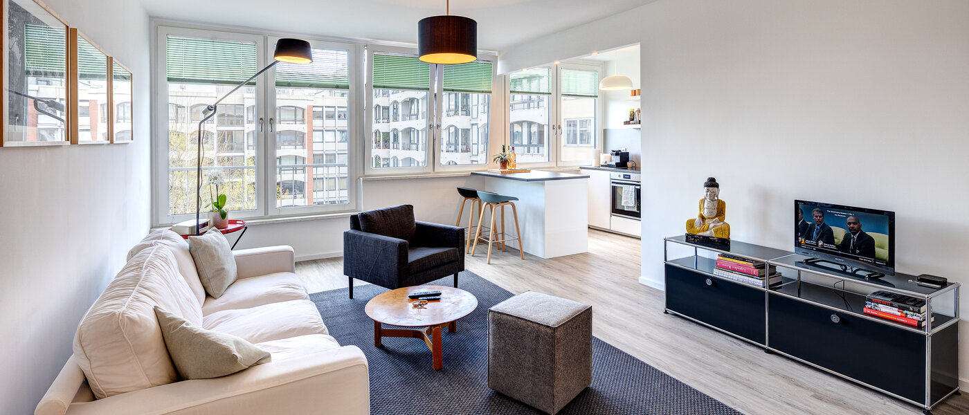 Ploché München Haidhausen 01 Obývací prostor 13907