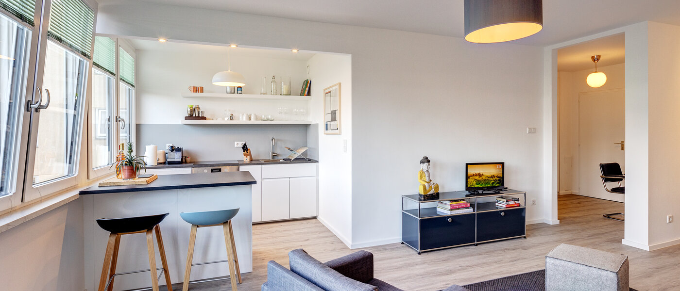 Ploché München Haidhausen 02 Obývací prostor 13907