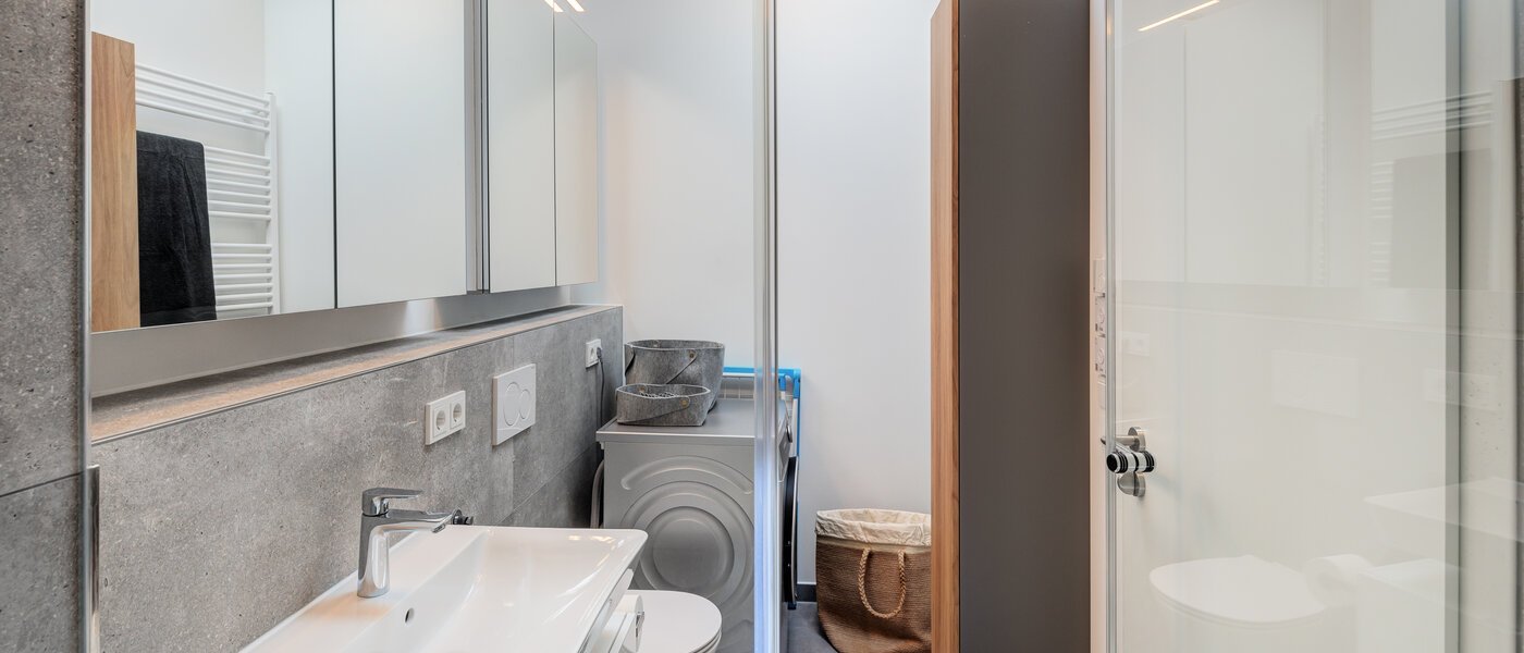 옥상 테라스 플랫 München Neuhausen 03 욕실 13934