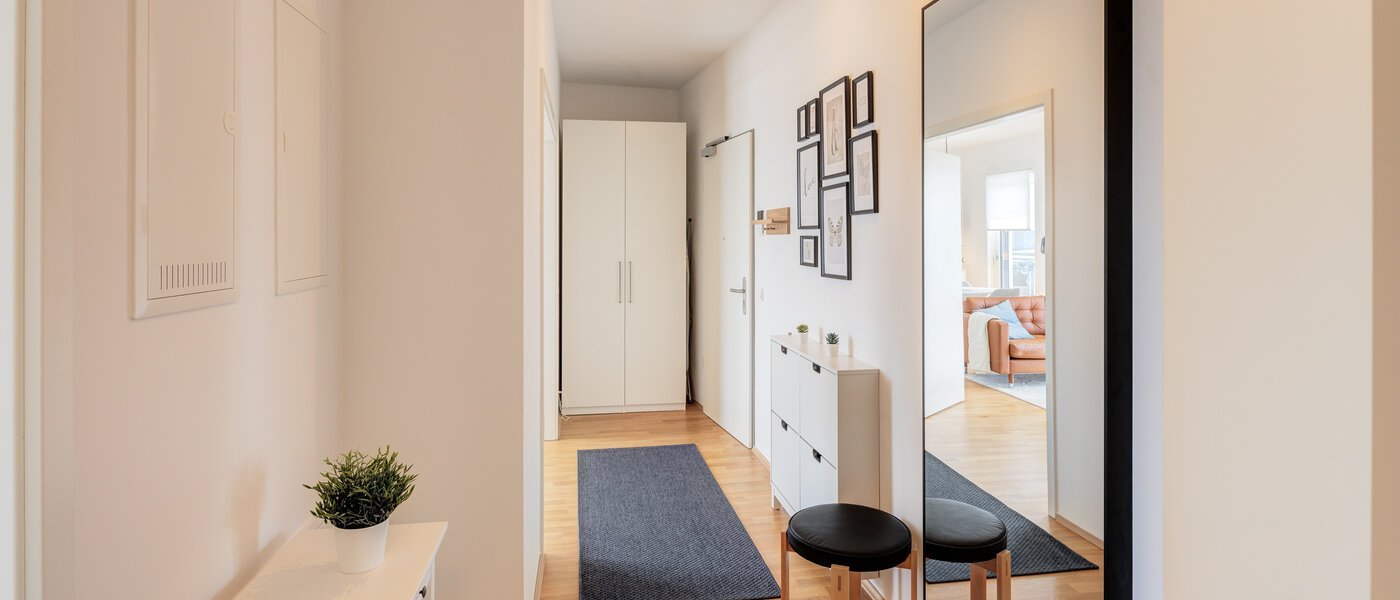 옥상 테라스 플랫 München Neuhausen 01 복도/복도 13934