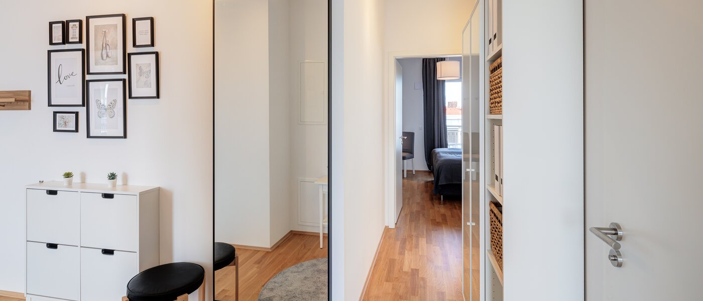 옥상 테라스 플랫 München Neuhausen 03 복도/복도 13934