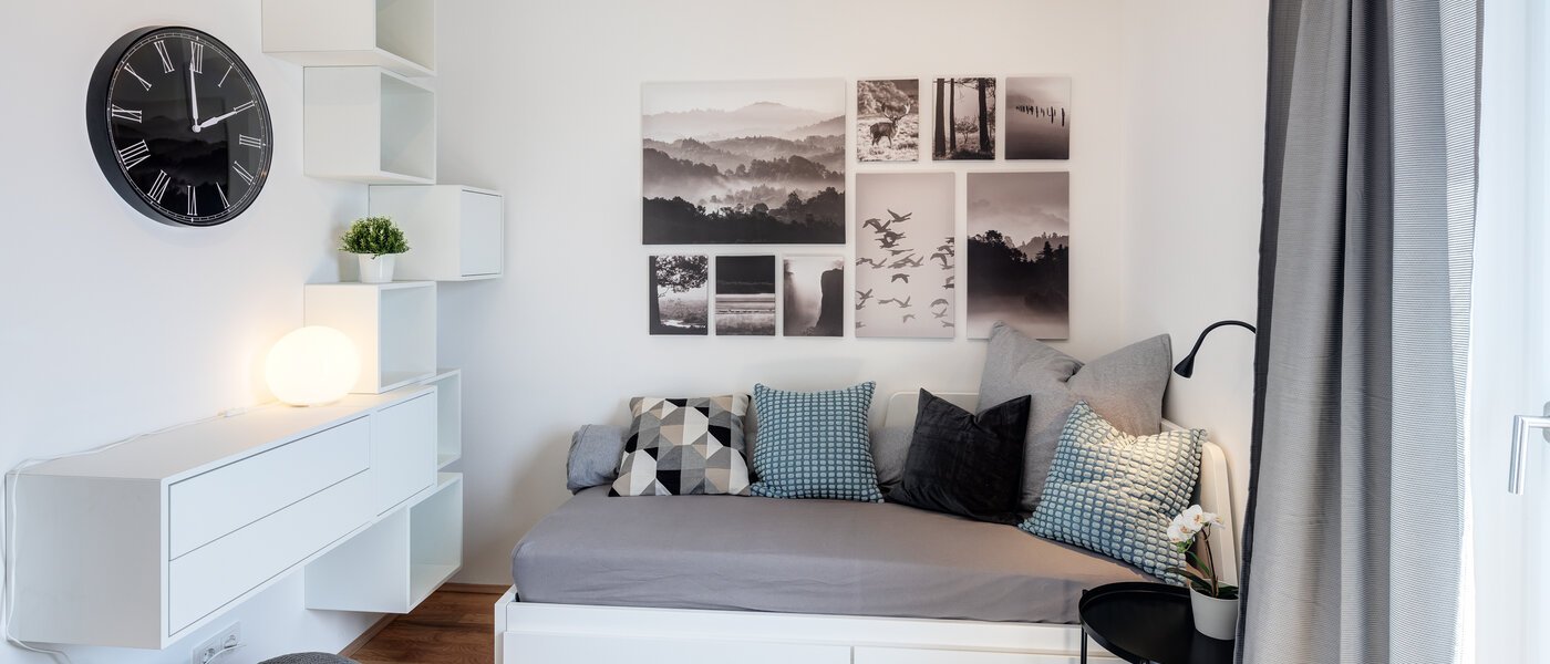 옥상 테라스 플랫 München Neuhausen 03 2번째 침실 13934