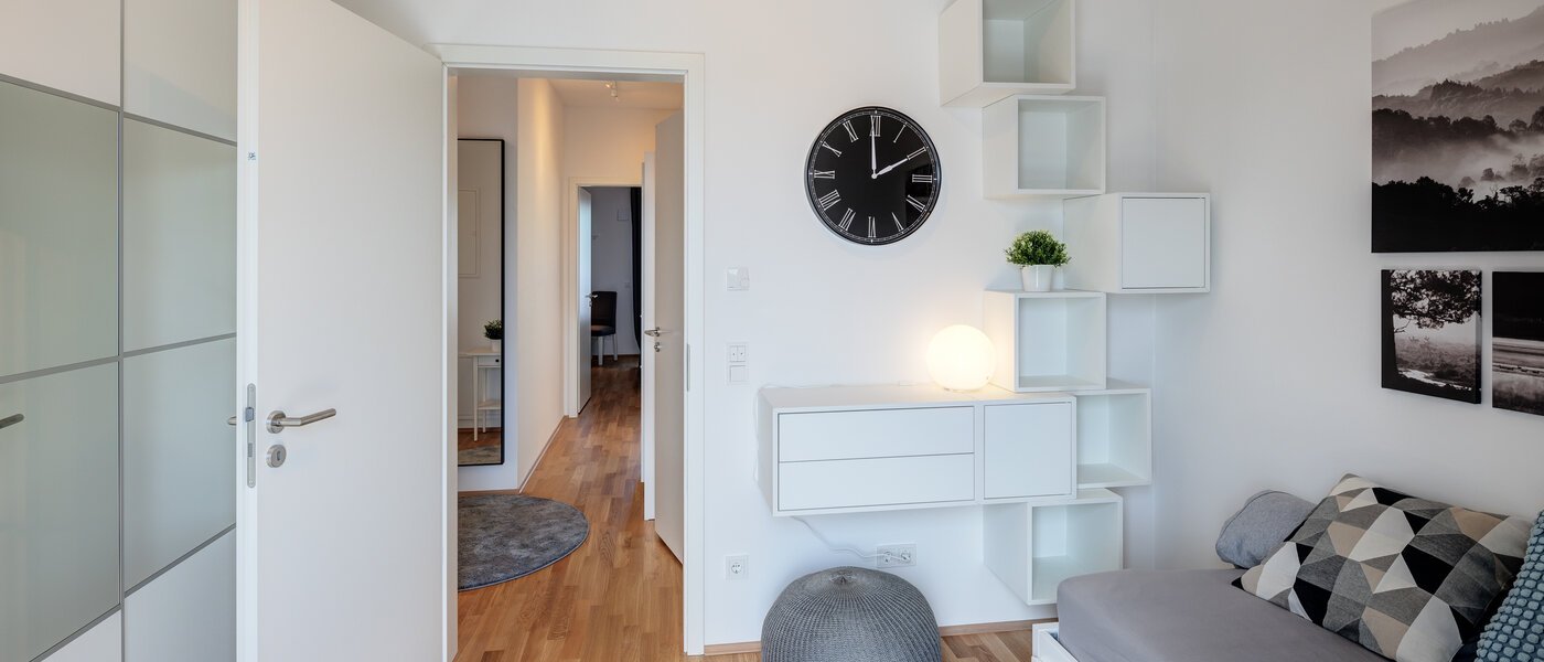 옥상 테라스 플랫 München Neuhausen 04 2번째 침실 13934