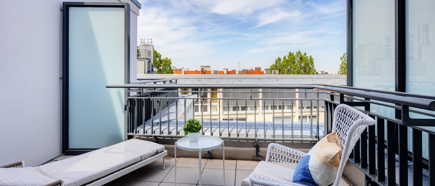 옥상 테라스 플랫 München Neuhausen 01 2번째 옥상 테라스 13934