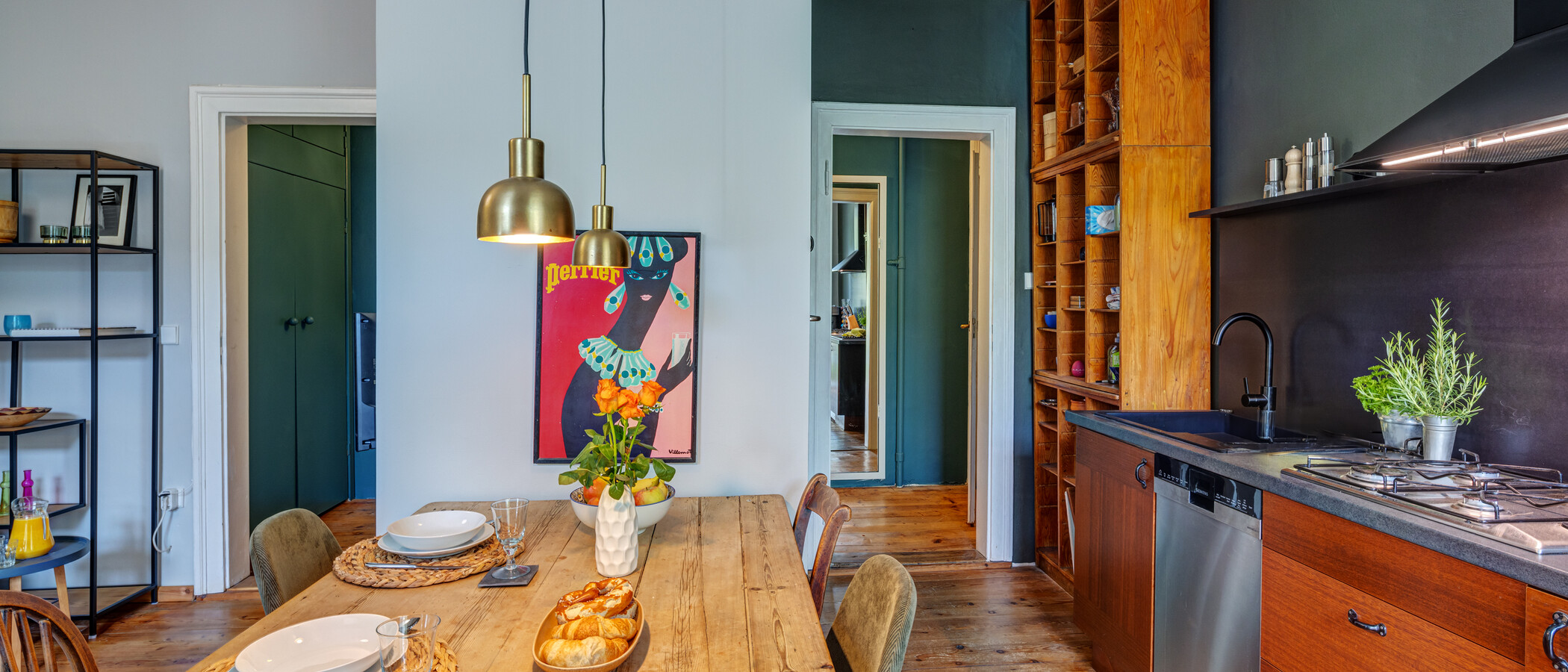 Ravna stran München Untergiesing 04 Kuhinja 13977