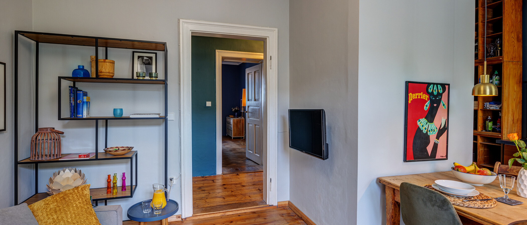 Ravna stran München Untergiesing 03 Dnevni prostor 13977