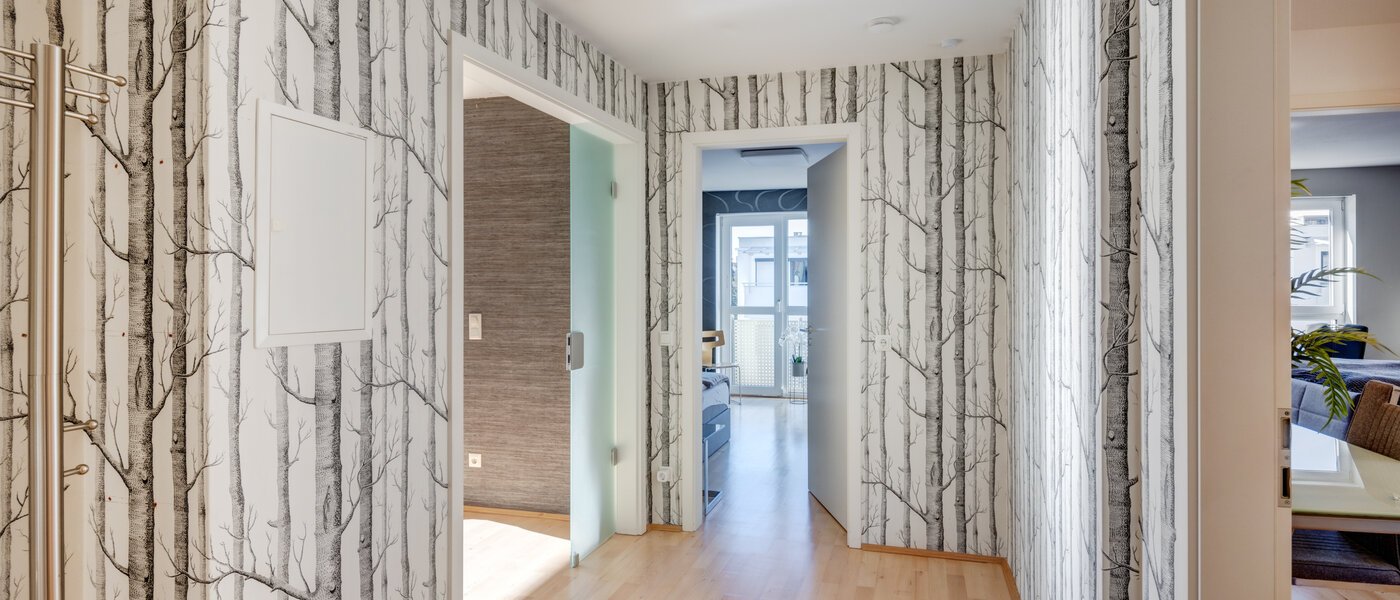 옥상 테라스 플랫 München Neuhausen 05 복도/복도 13988