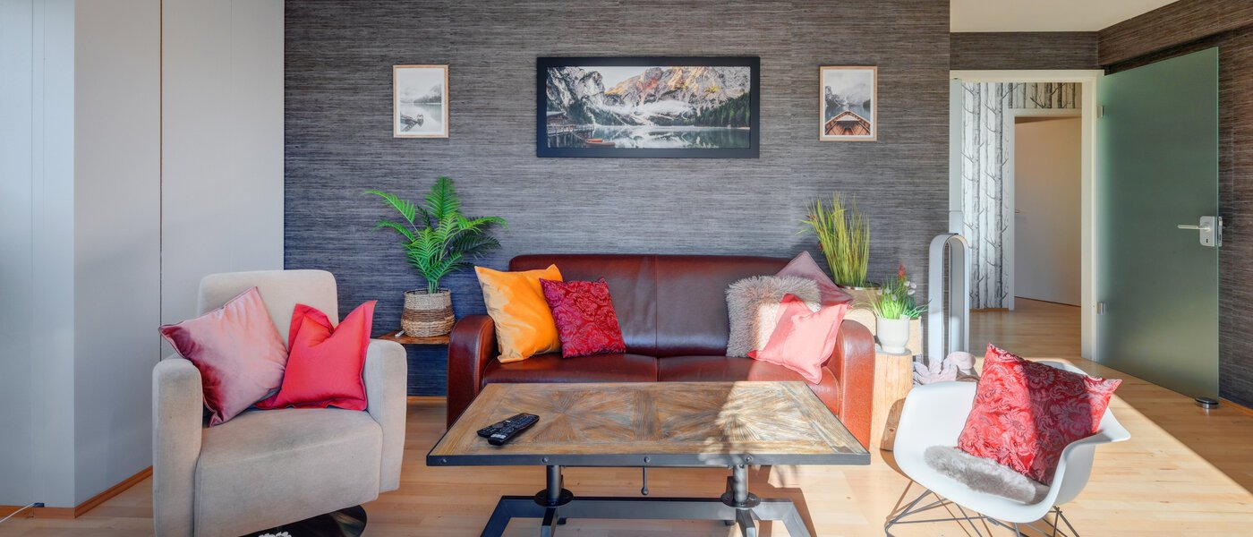 옥상 테라스 플랫 München Neuhausen 02 거실 공간 13988