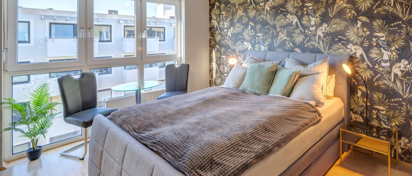 옥상 테라스 플랫 München Neuhausen 01 1 침실 13988