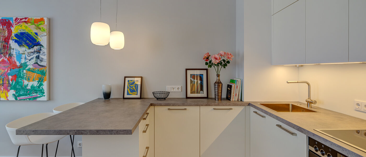 Ravna stran München Bogenhausen 01 Kuhinja 13999