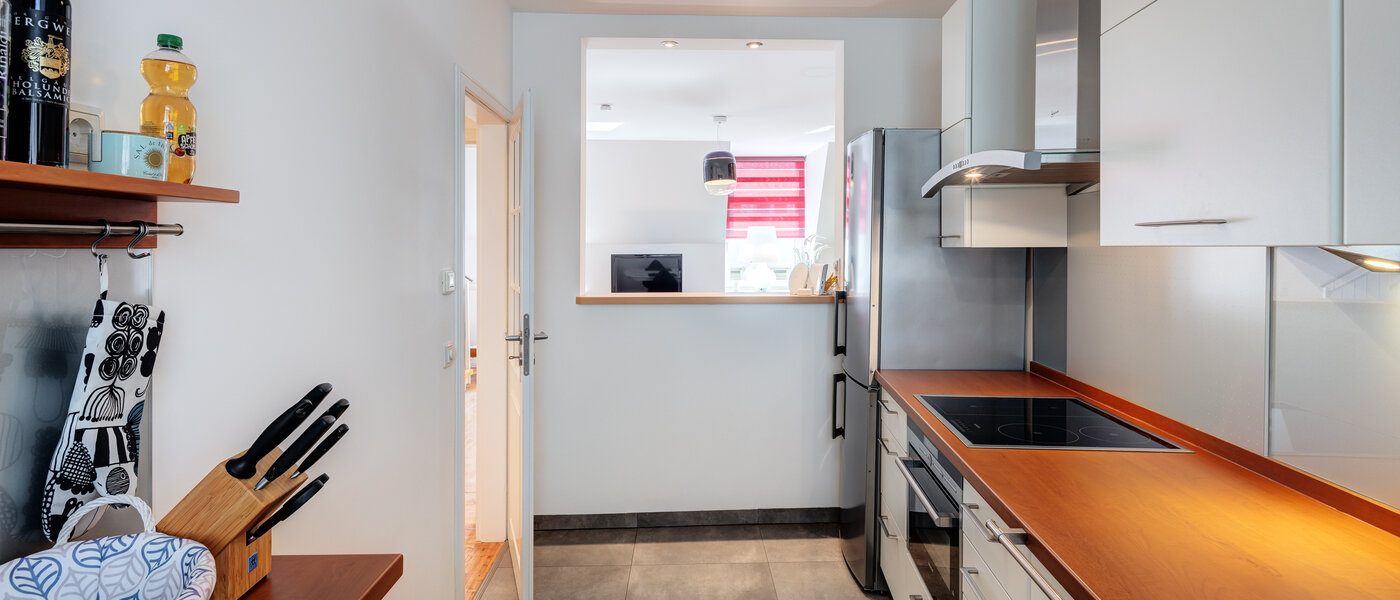 Mieszkanie typu maisonette München Lehel 02 Kuchnia 14018