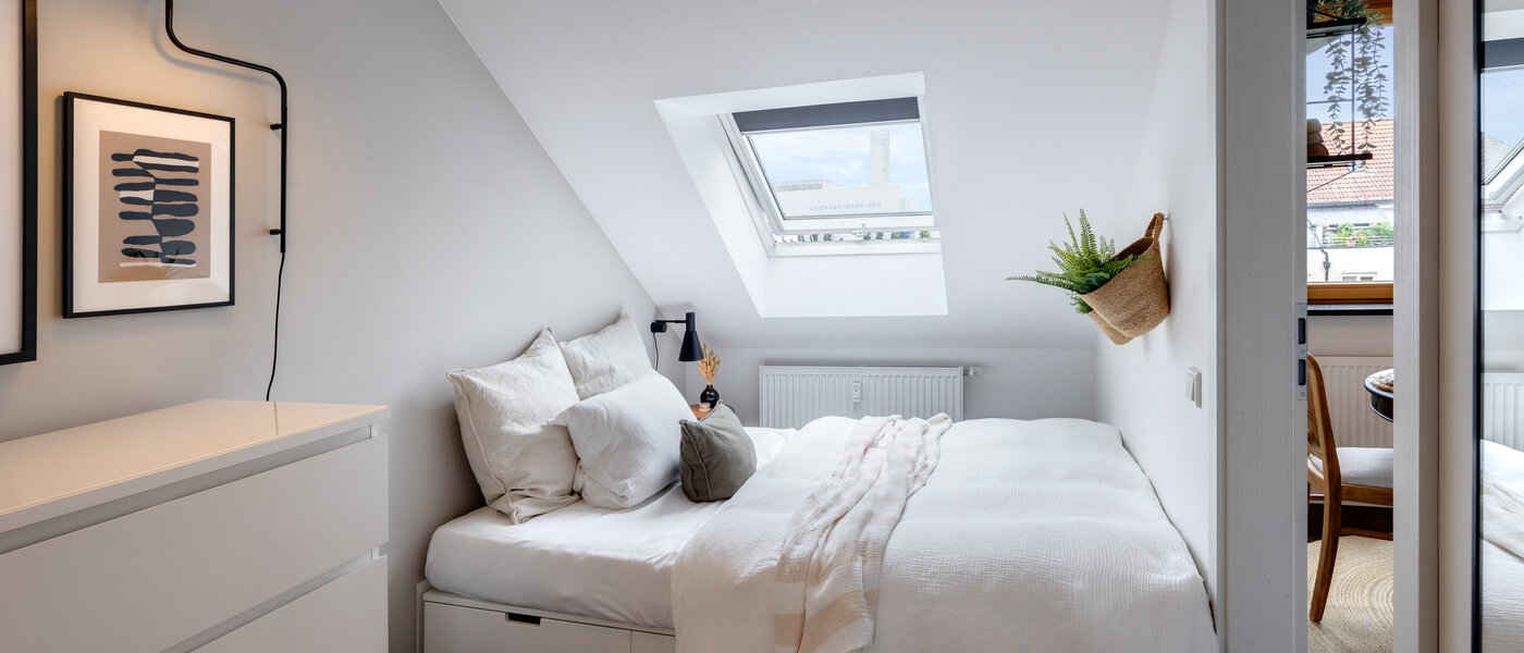 Zolder flat München Sendling 01 Slaapkamer 14059